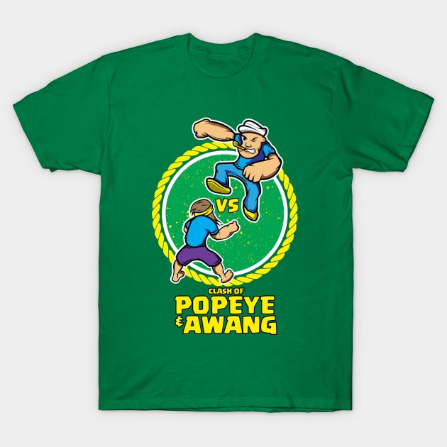 Clash of Popeye T-Shirt by cungtudaeast